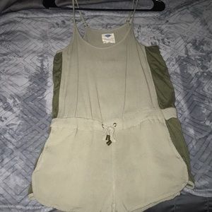 Olive green romper